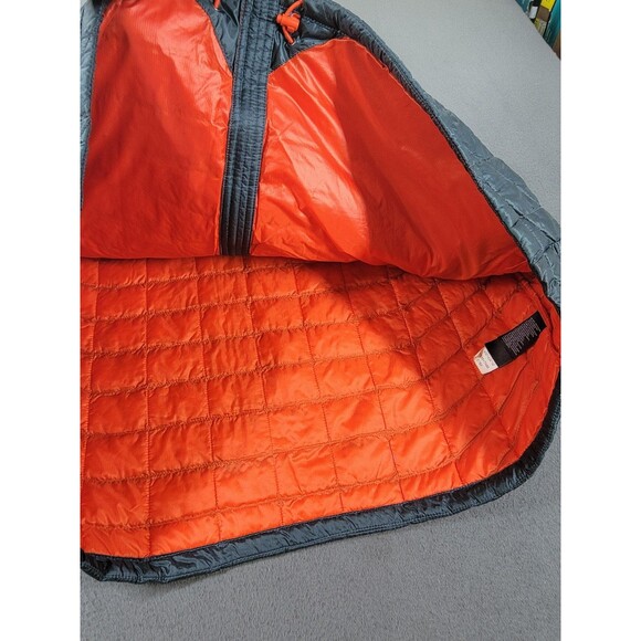 The North Face Vest Mens 2XL Gray Orange Quilted Insulated Lightweight Puffer - Picture 6 of 12